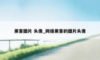 黑客图片 头像_网络黑客的图片头像